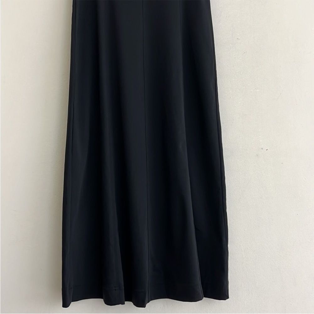 NWT Everlane The Luxe Cotton Seamed Tank Midi Dress in Black Size XS - Picture 7 of 10